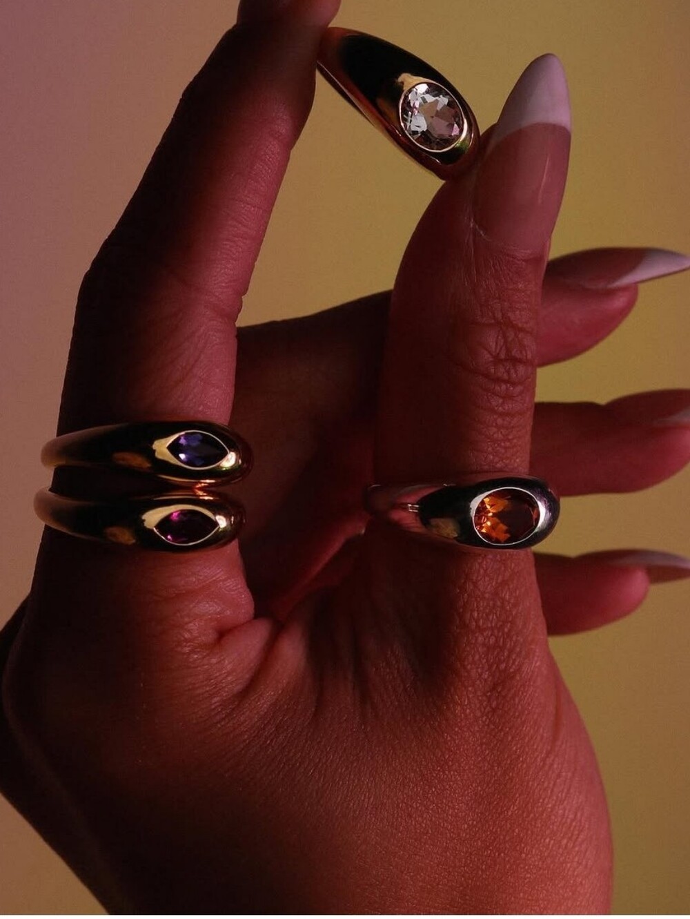 MEJURI Candy Dome Oval Ring